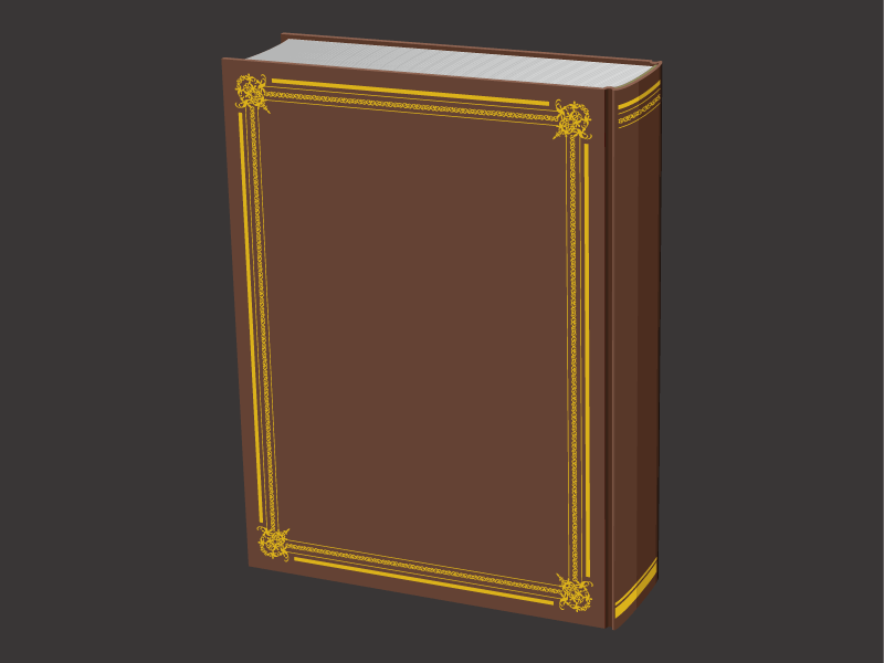 古い書籍のイラスト