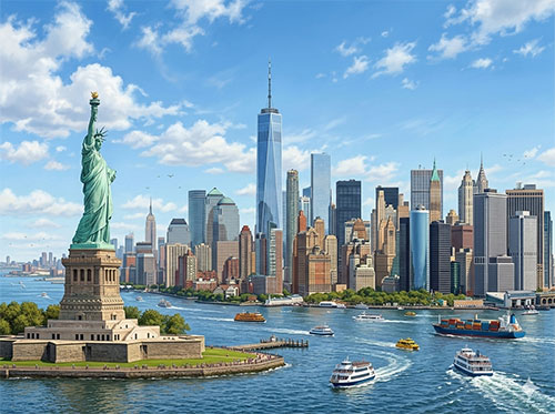 十三夜の月のイラスト