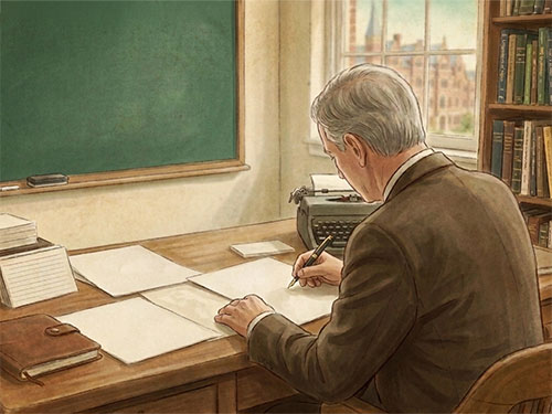 手話で話す女性のイラスト