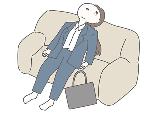 十三夜の月のイラスト
