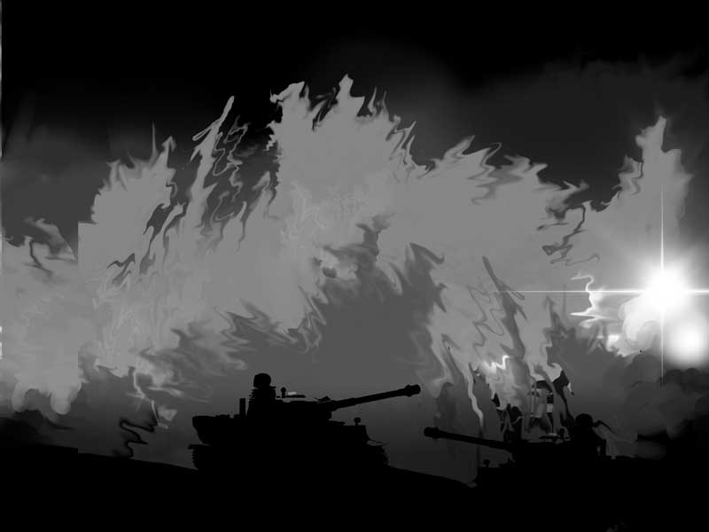 悲惨な戦争のイメージ画像