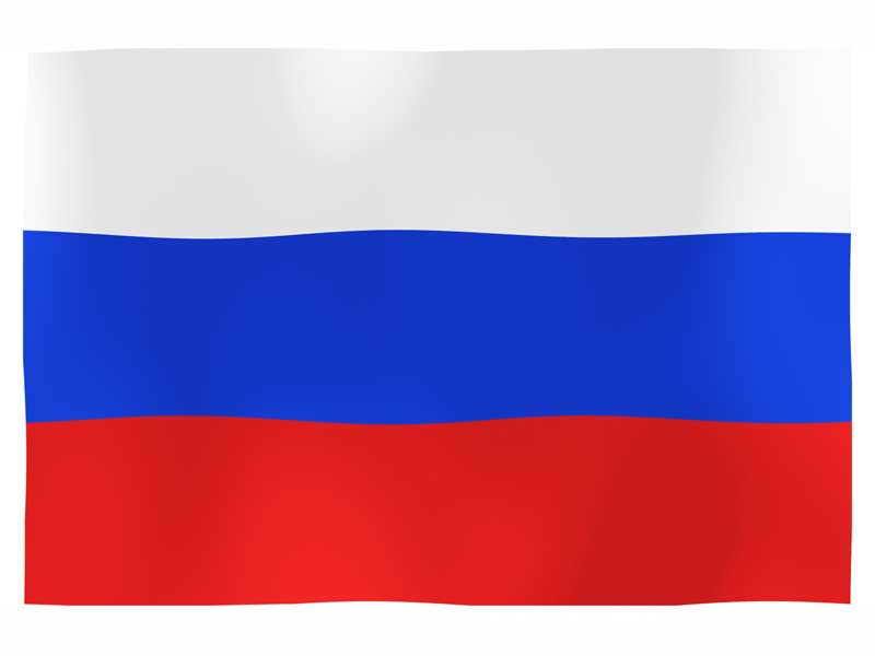 コラム挿絵:ロシア国旗のイラスト