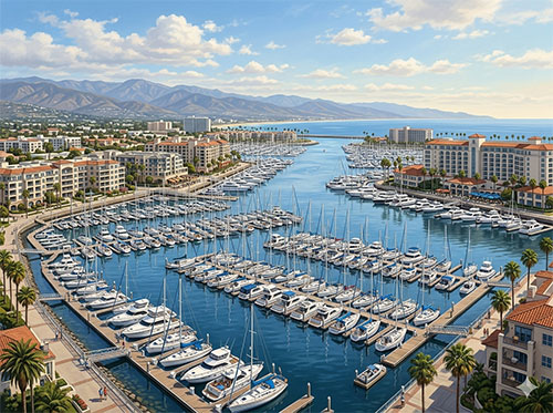 十三夜の月のイラスト
