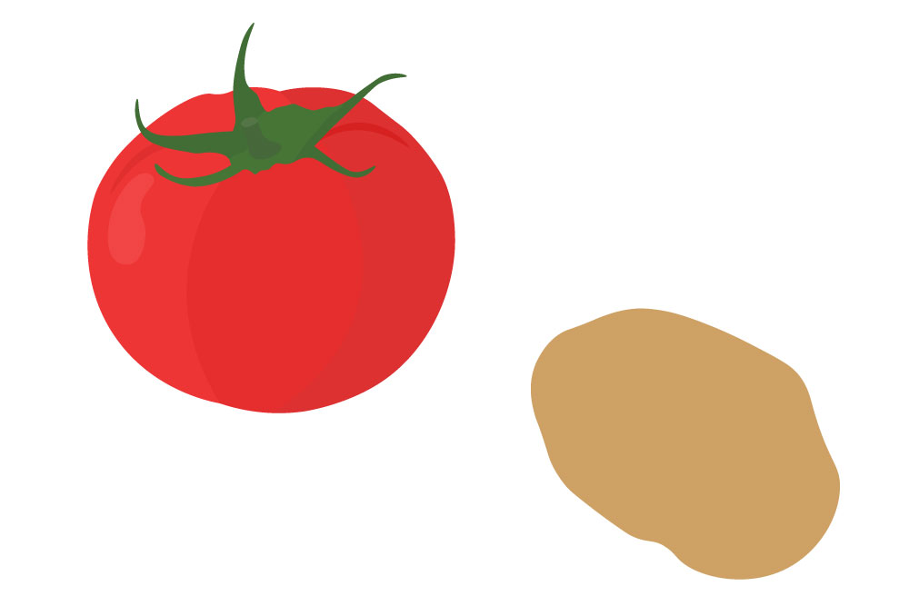 トマトとポテト