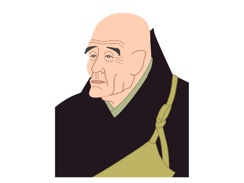 十三夜の月のイラスト
