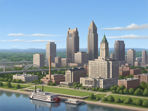 十三夜の月のイラスト