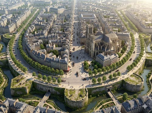 十三夜の月のイラスト
