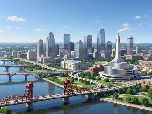 十三夜の月のイラスト