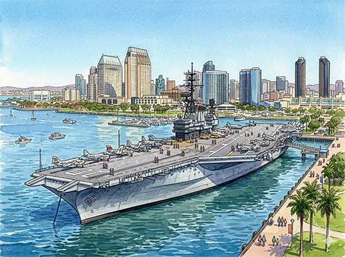 十三夜の月のイラスト
