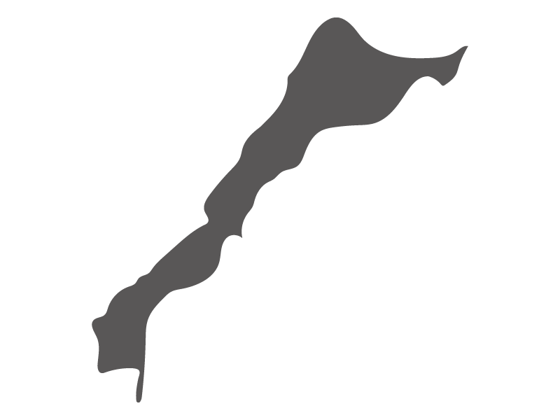 コラム挿絵:国後島の地図