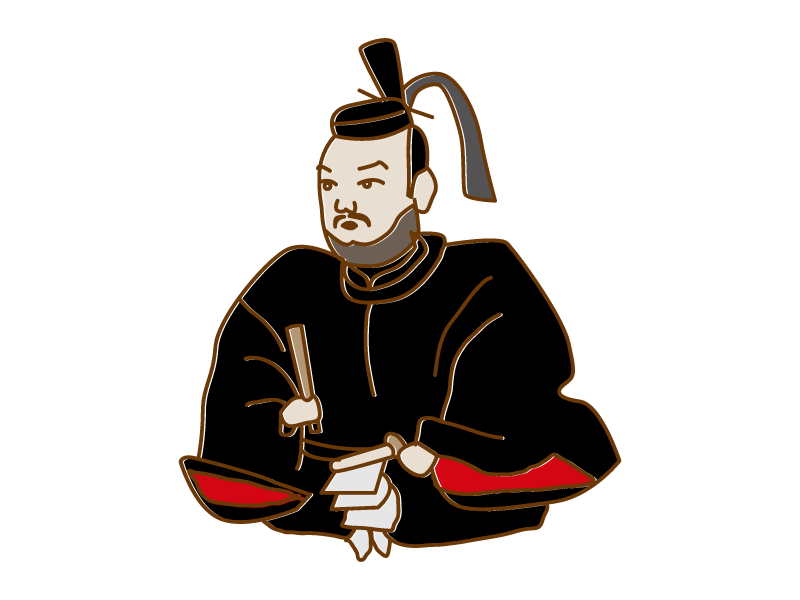 コラム挿絵:徳川家綱の肖像イラスト