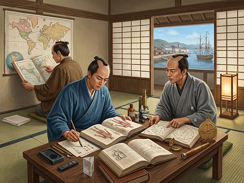 十三夜の月のイラスト