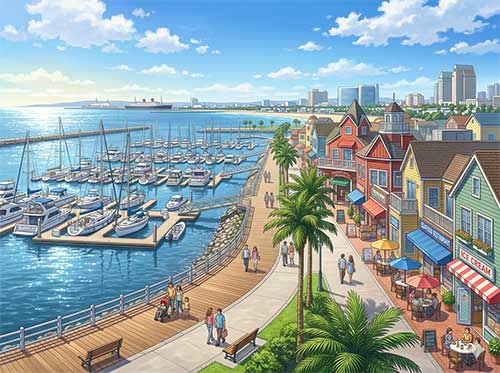 十三夜の月のイラスト
