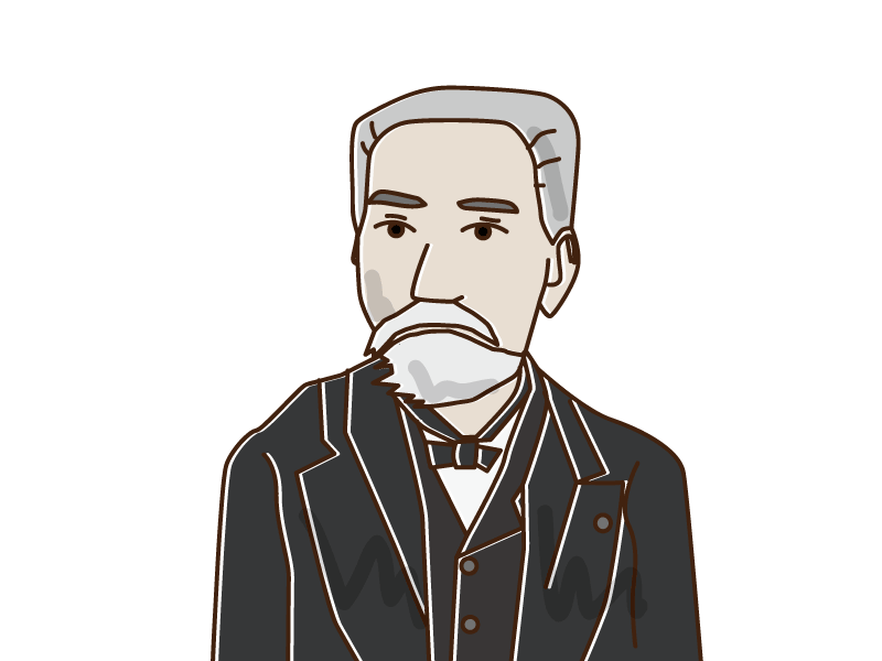 コラム挿絵:副島種臣の肖像イラスト