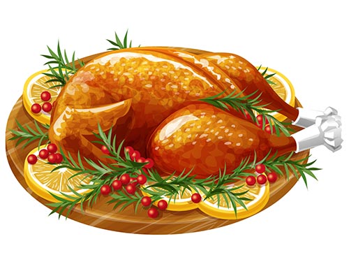 十三夜の月のイラスト
