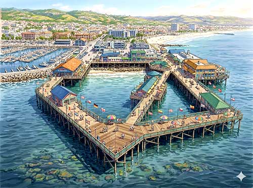 十三夜の月のイラスト
