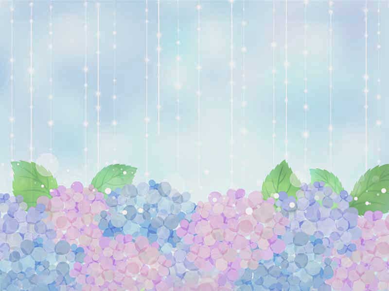 コラム挿絵:梅雨に降る雨のイラスト